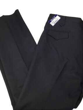 NWT Circle S Ranch Pant Slacks Vintage NOS Black 42 Unhemmed 38" Inseam Western